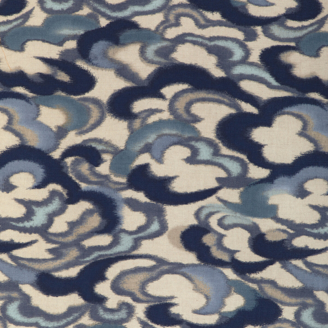 Stratus Print fabric in sky/lapis color - pattern 8023138.155.0 - by Brunschwig &amp; Fils in the Celeste collection
