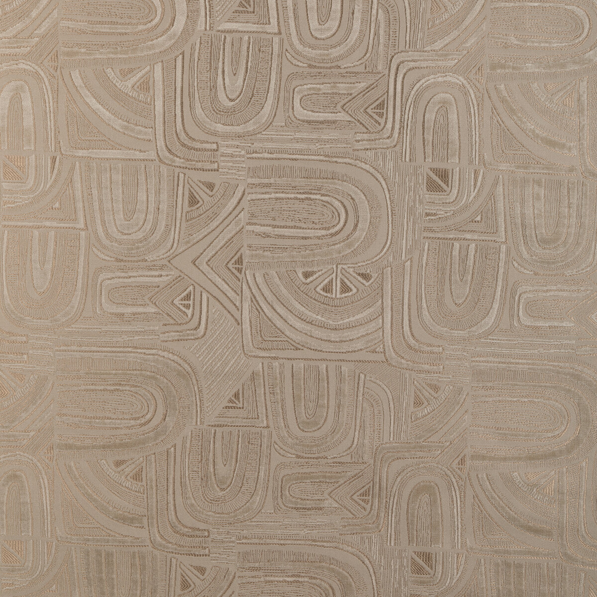 Timbre Velvet fabric in beige color - pattern 8023139.16.0 - by Brunschwig & Fils in the Celeste collection