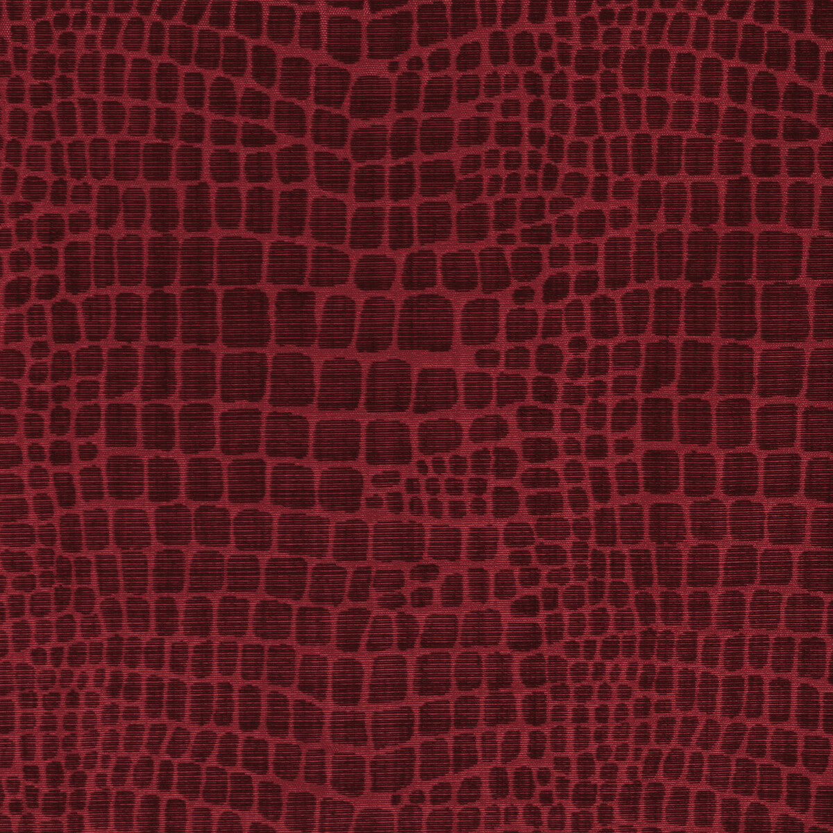 Croc Velvet fabric in garnet color - pattern 8023140.19.0 - by Brunschwig & Fils in the Celeste collection