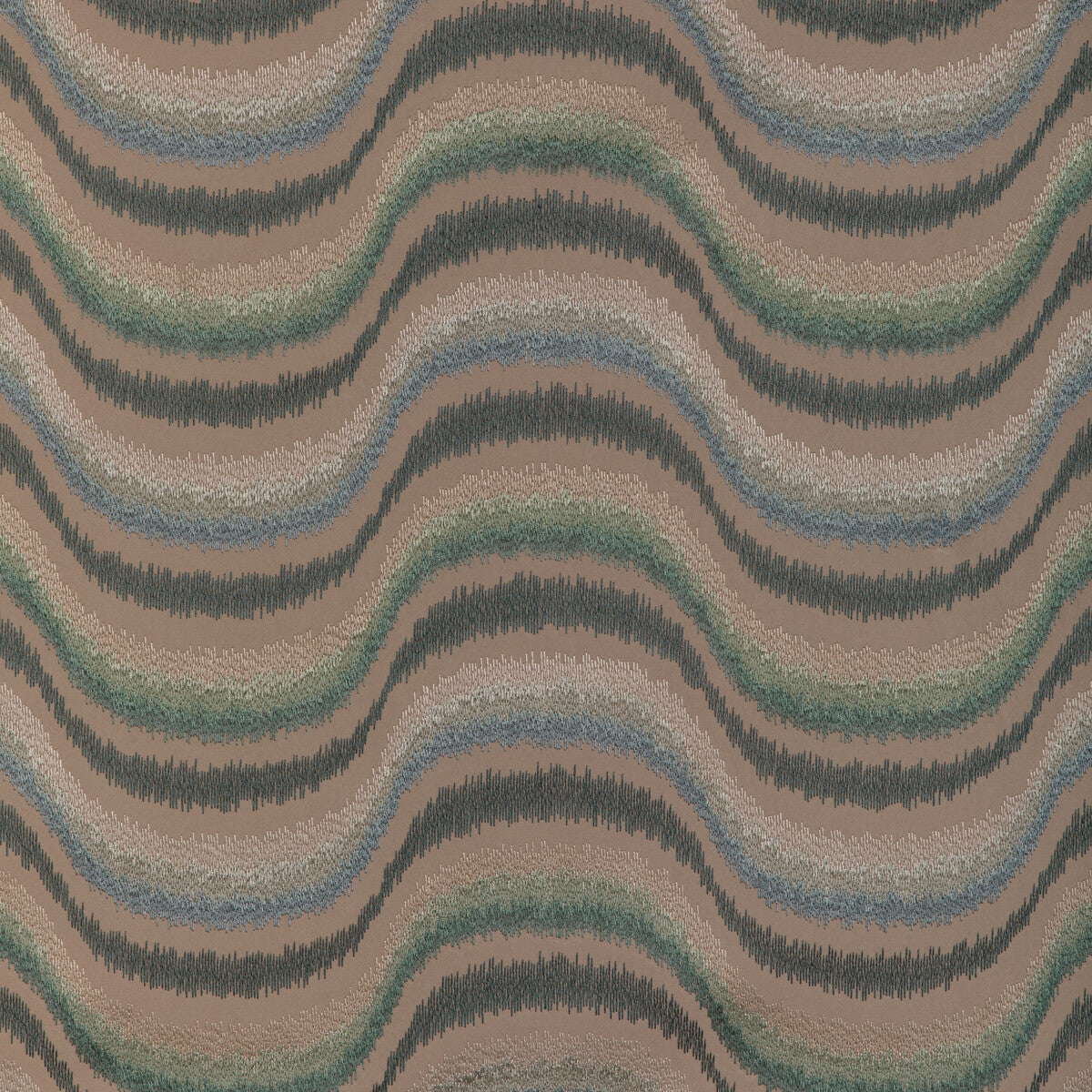 Du Son Emb fabric in aquamarine color - pattern 8023141.1313.0 - by Brunschwig & Fils in the Celeste collection