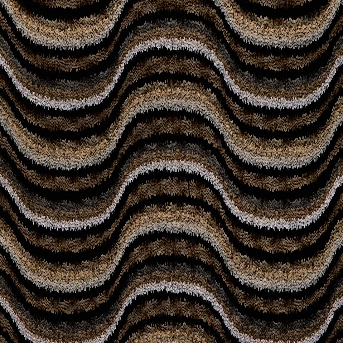 Du Son Emb fabric in onyx color - pattern 8023141.84.0 - by Brunschwig &amp; Fils in the Celeste collection