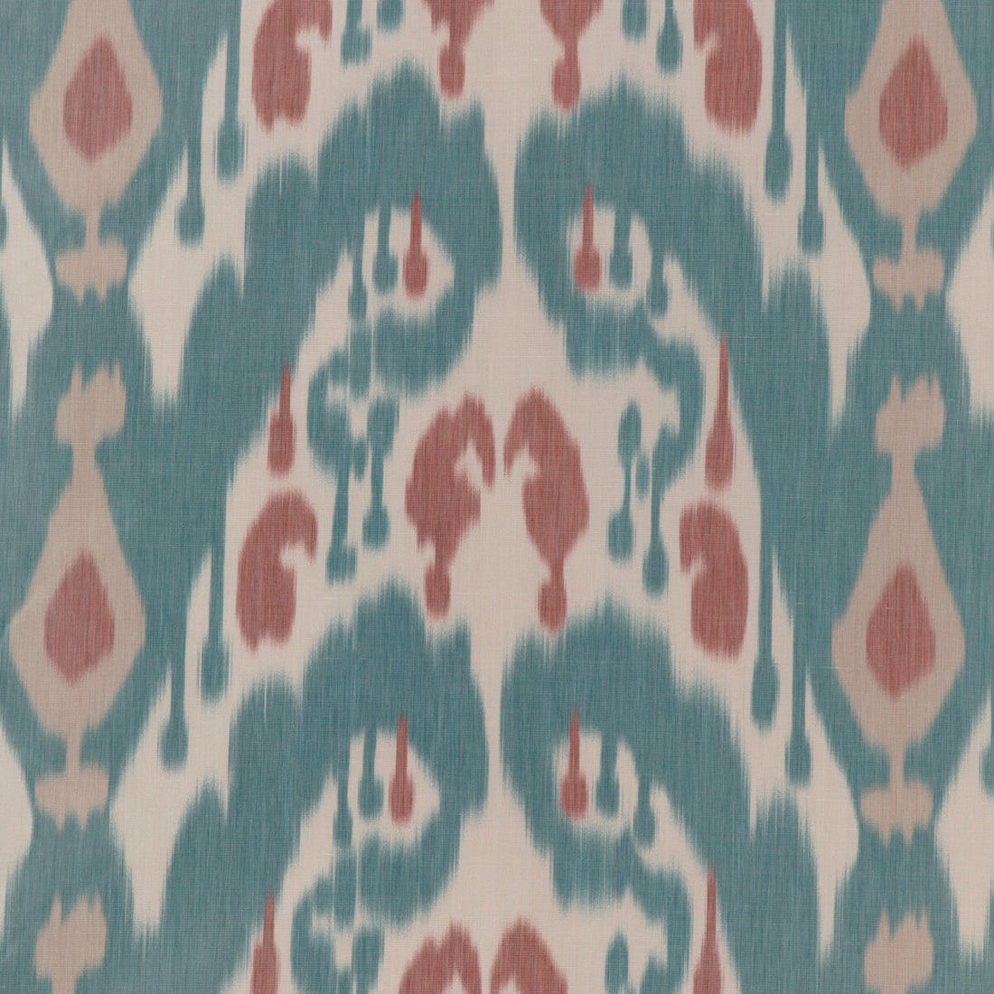 Bukara Warp Print fabric in lake color - pattern 8023146.913.0 - by Brunschwig &amp; Fils in the Vienne Silks collection
