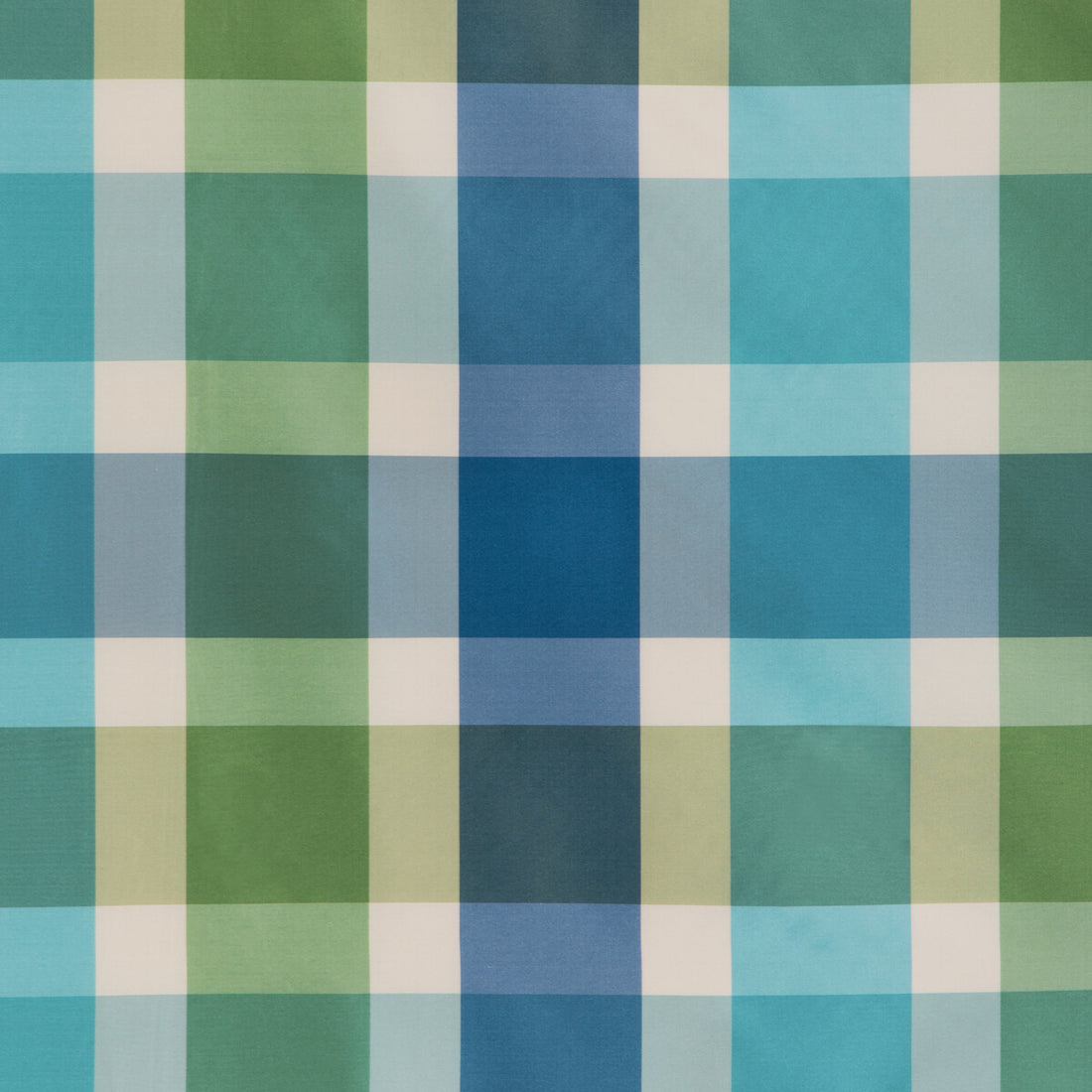Verdun Plaid fabric in pool color - pattern 8023148.53.0 - by Brunschwig &amp; Fils in the Vienne Silks collection