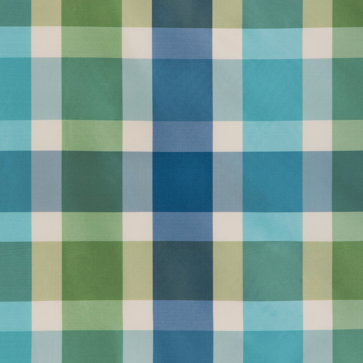 Verdun Plaid fabric in pool color - pattern 8023148.53.0 - by Brunschwig & Fils in the Vienne Silks collection