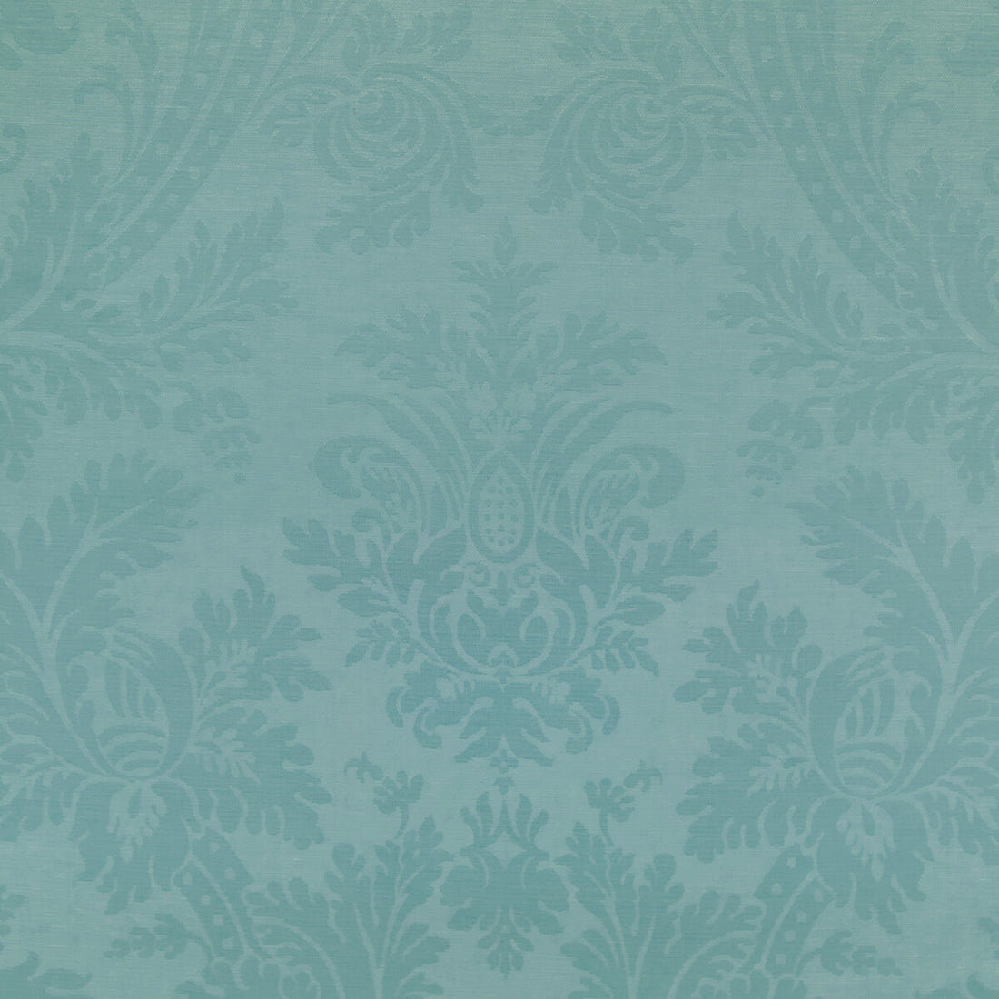 Arnaud Damask fabric in aqua color - pattern 8023150.13.0 - by Brunschwig &amp; Fils in the Vienne Silks collection