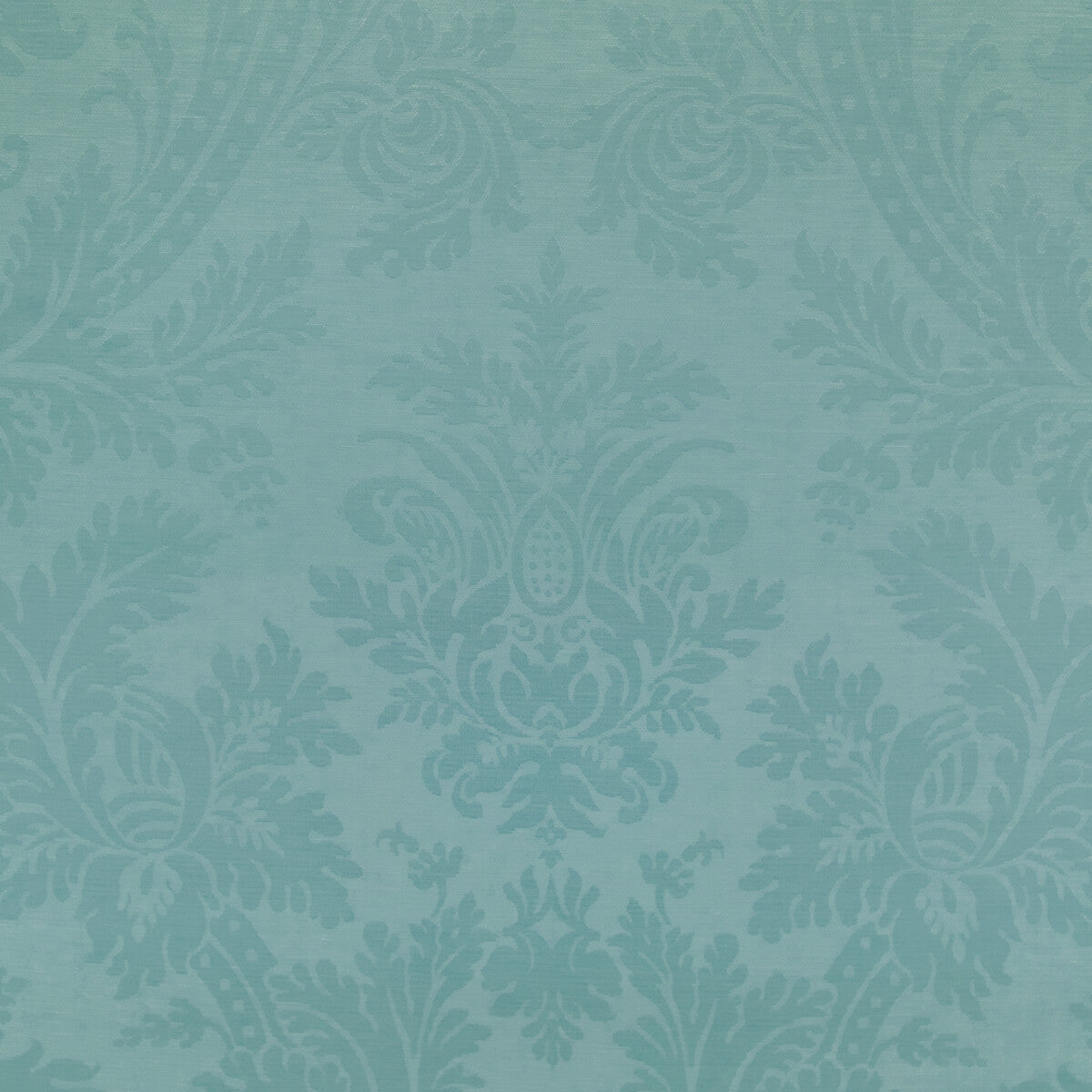 Arnaud Damask fabric in aqua color - pattern 8023150.13.0 - by Brunschwig & Fils in the Vienne Silks collection