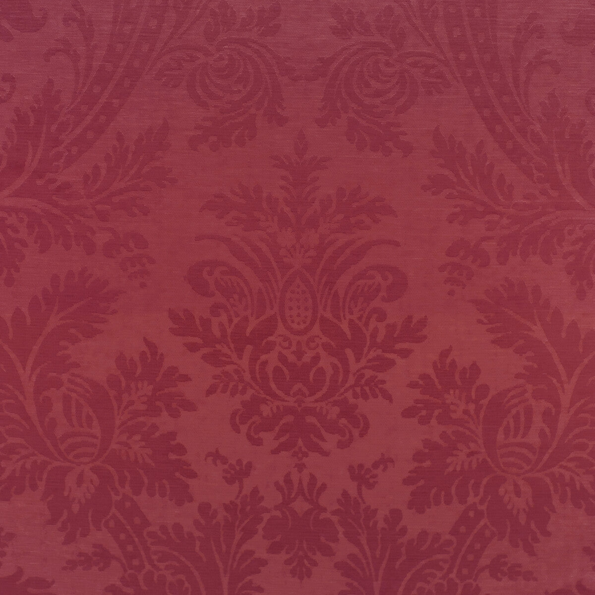 Arnaud Damask fabric in red color - pattern 8023150.19.0 - by Brunschwig & Fils in the Vienne Silks collection