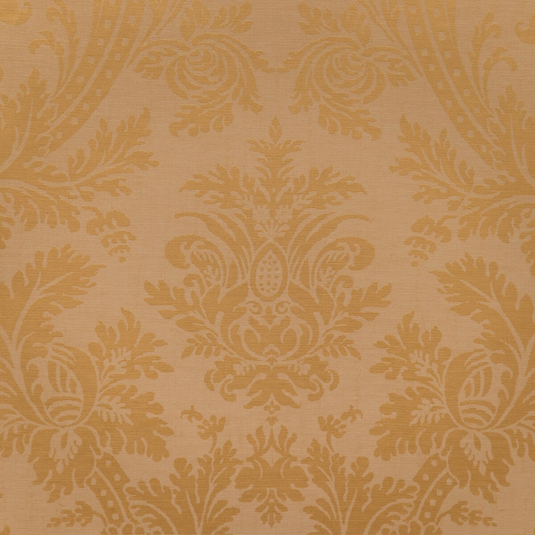 Arnaud Damask fabric in gold color - pattern 8023150.40.0 - by Brunschwig &amp; Fils in the Vienne Silks collection