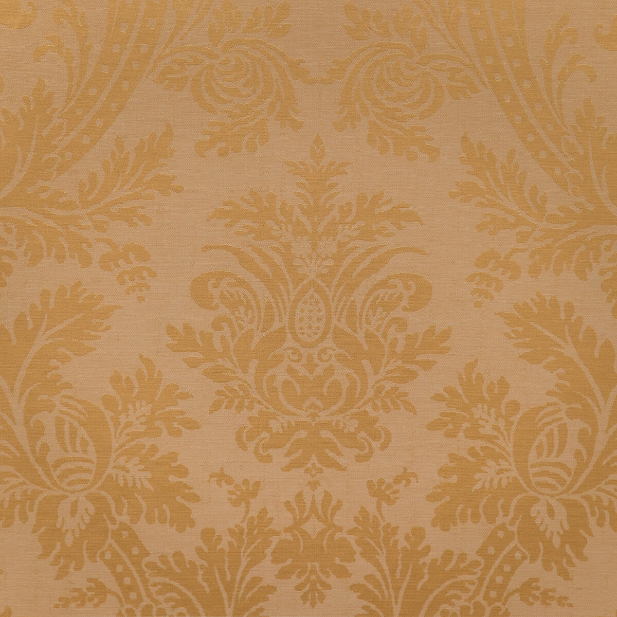 Arnaud Damask fabric in gold color - pattern 8023150.40.0 - by Brunschwig & Fils in the Vienne Silks collection
