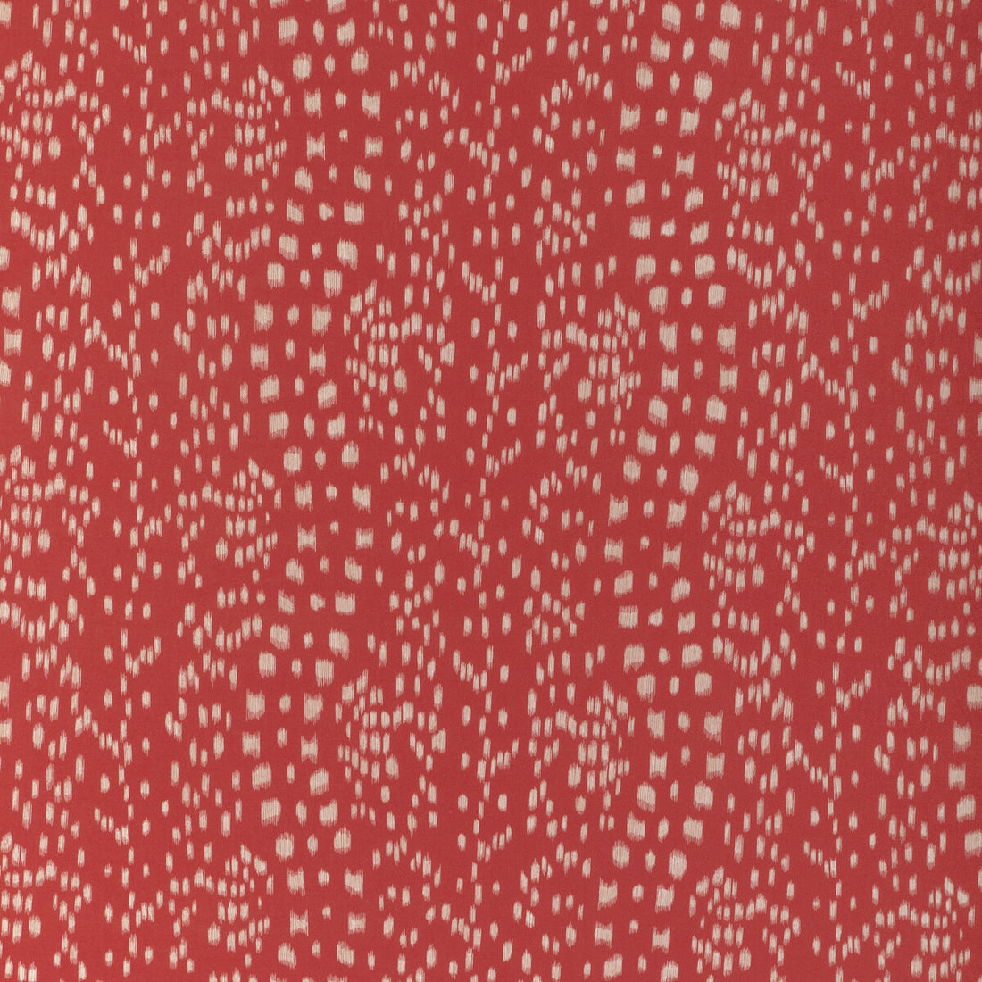Les Touches Reverse fabric in red color - pattern 8024103.19.0 - by Brunschwig &amp; Fils in the La Menagerie collection
