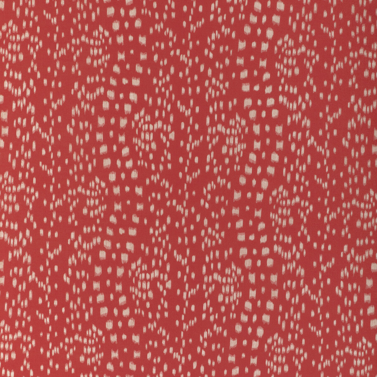 Les Touches Reverse fabric in red color - pattern 8024103.19.0 - by Brunschwig & Fils in the La Menagerie collection