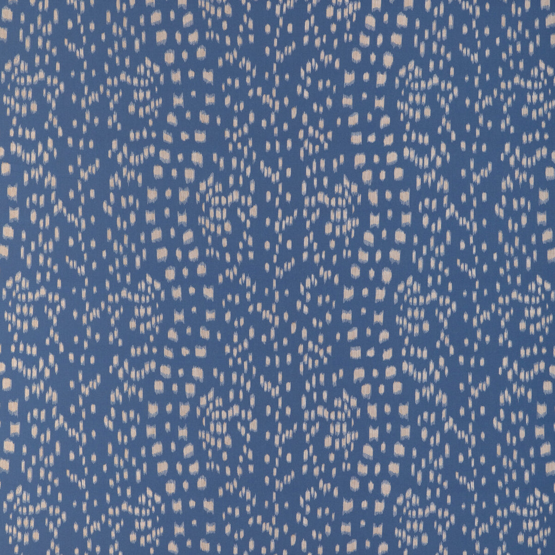 Les Touches Reverse fabric in blue color - pattern 8024103.5.0 - by Brunschwig &amp; Fils in the La Menagerie collection