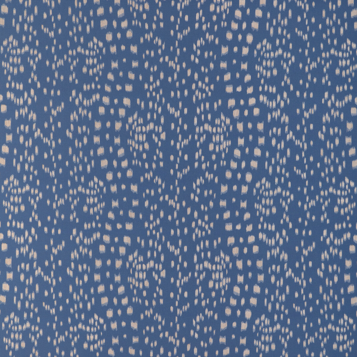Les Touches Reverse fabric in blue color - pattern 8024103.5.0 - by Brunschwig & Fils in the La Menagerie collection