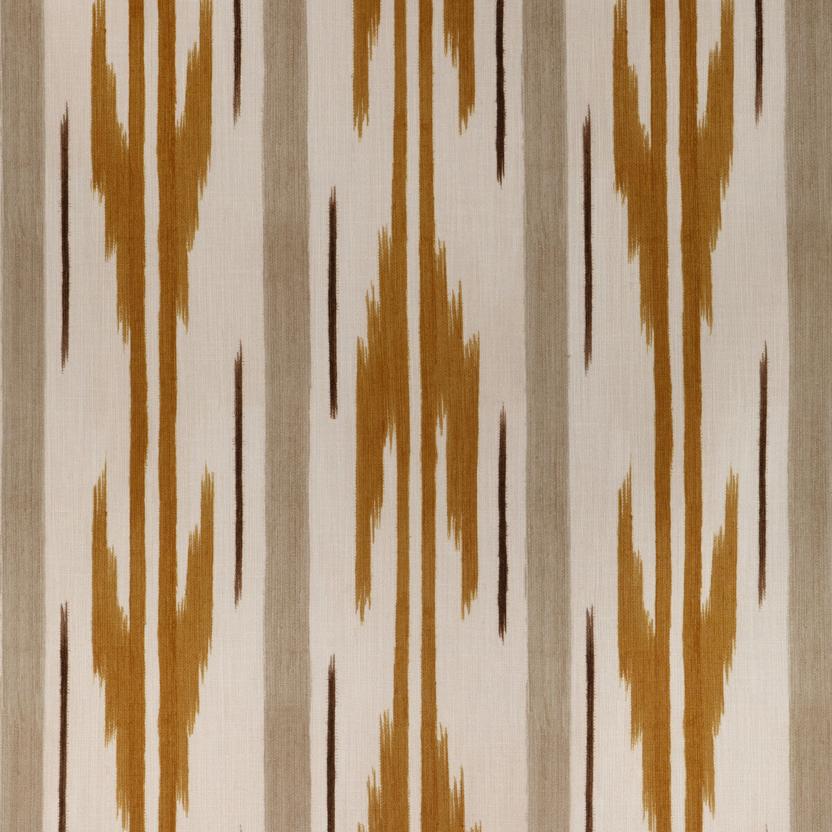 Le Mistral Print fabric in ocher color - pattern 8024111.64.0 - by Brunschwig & Fils in the Les Ensembliers L&