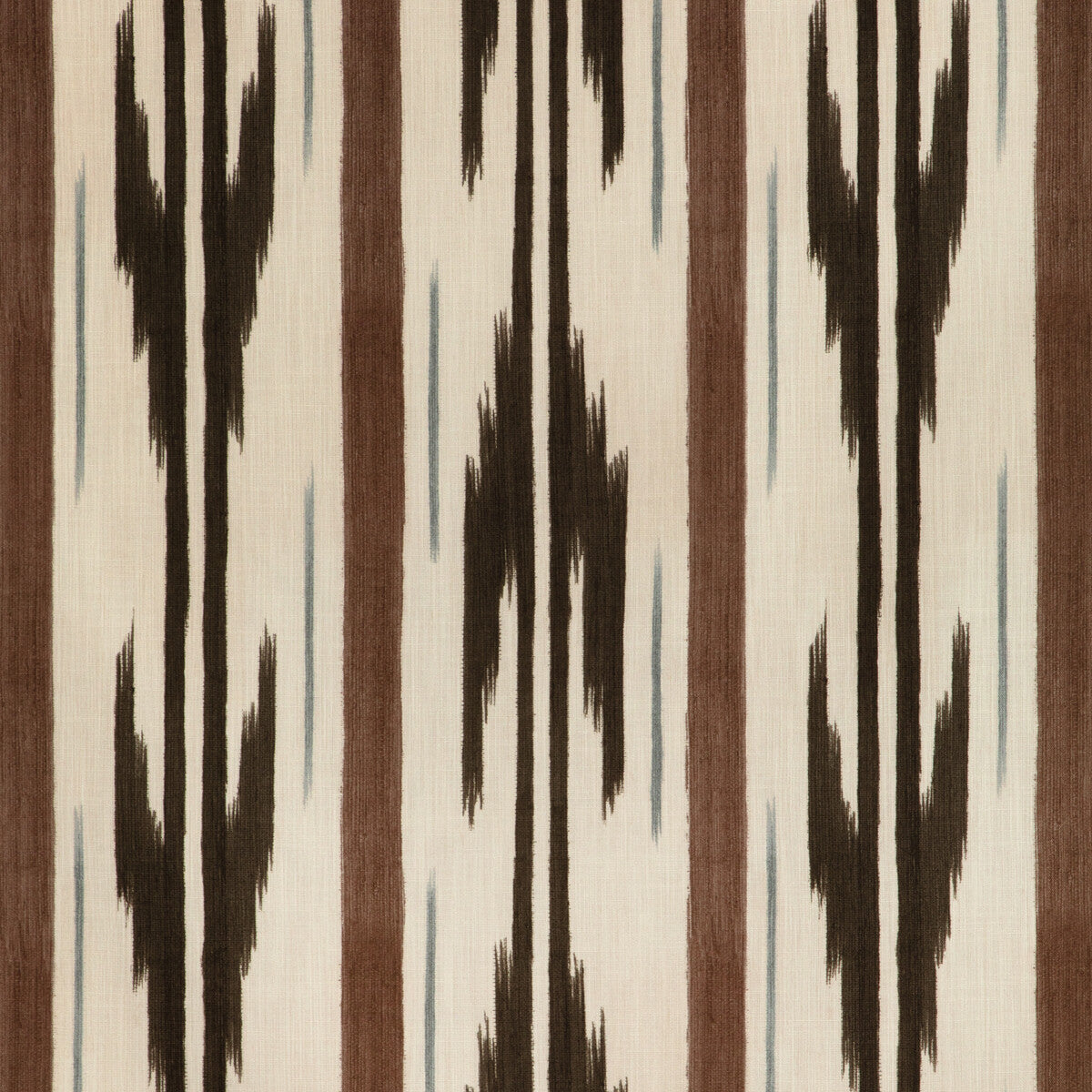 Le Mistral Print fabric in walnut color - pattern 8024111.666.0 - by Brunschwig & Fils in the Les Ensembliers L&