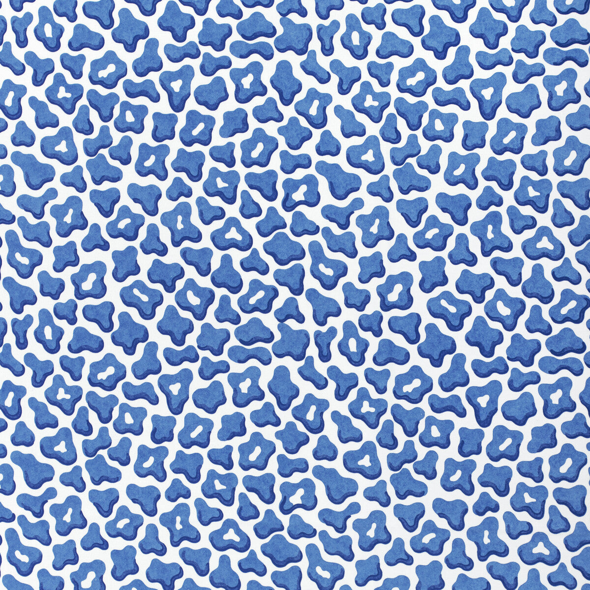 Guepard Print fabric in blue color - pattern number 8024125.5.0 - by Brunschwig & Fils in the Carlsten collection