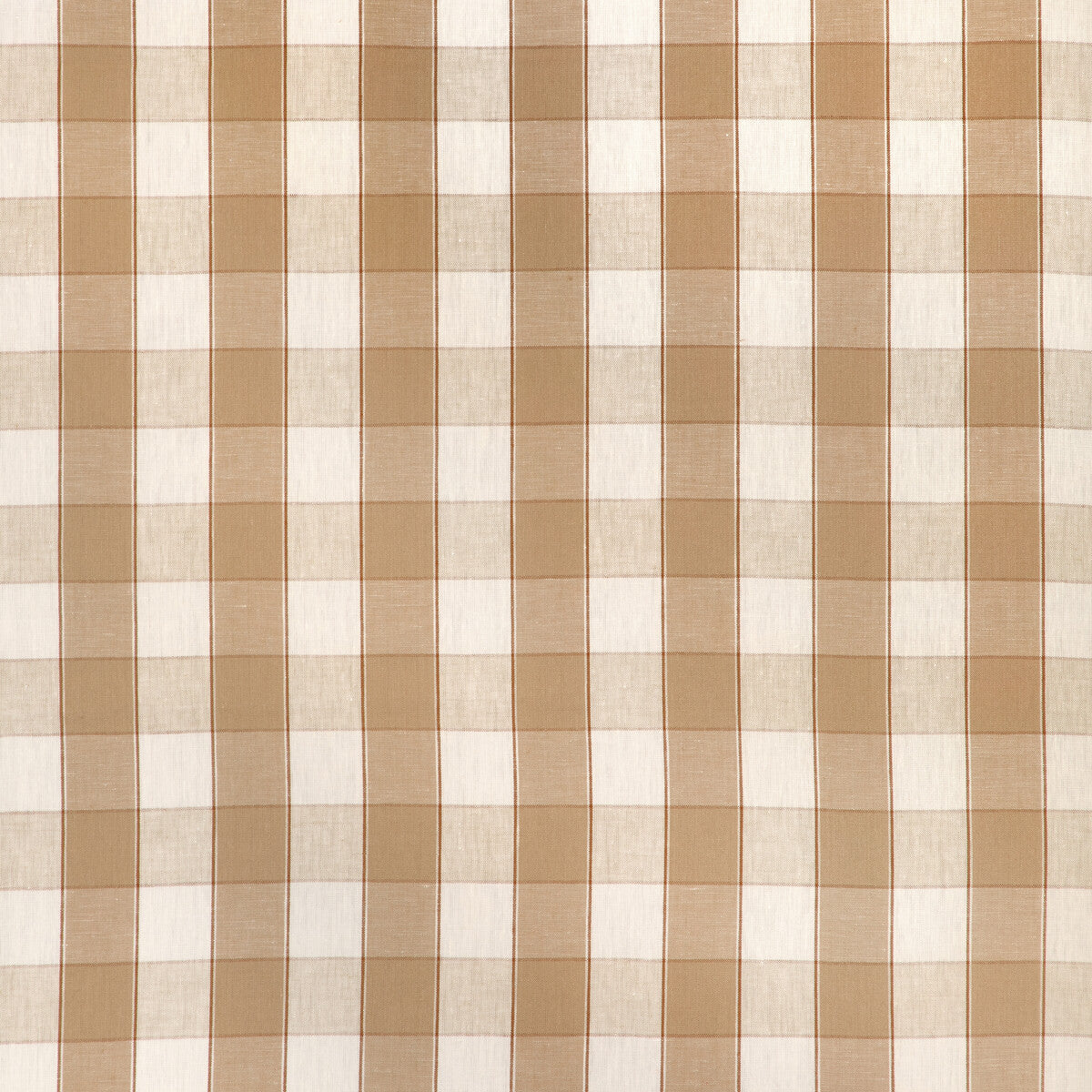 Clemens Check fabric in beige color - pattern number 8024138.16.0 - by Brunschwig & Fils in the Landelle Weaves collection