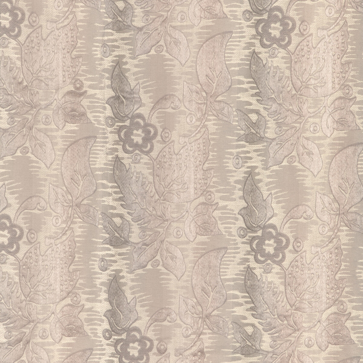 Primavera Brocatelle fabric in fog color - pattern number 8024140.11.0 - by Brunschwig & Fils in the Showroom Exclusive collection