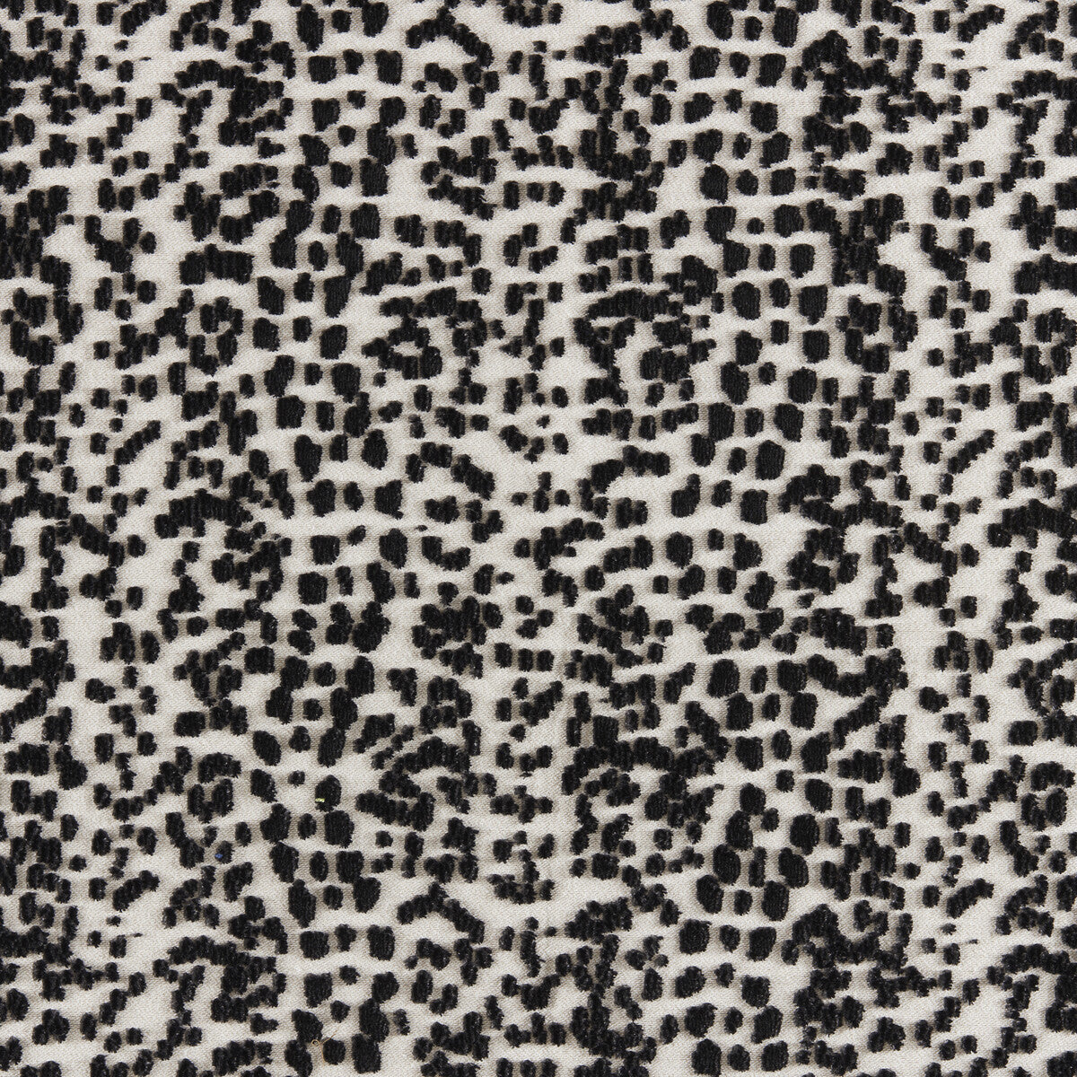 Les Touches Velvet fabric in noir color - pattern number 8025101.811.0 - by Brunschwig & Fils in the Galerie Velvets collection