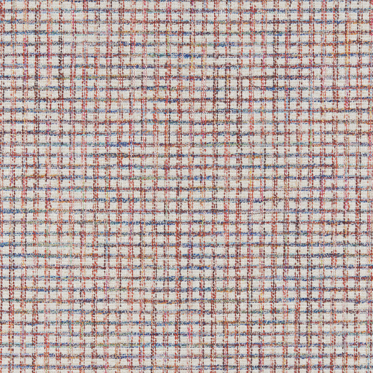 Leroux Weave fabric in red/blue color - pattern number 8025107.195.0 - by Brunschwig & Fils in the Moret Weaves collection