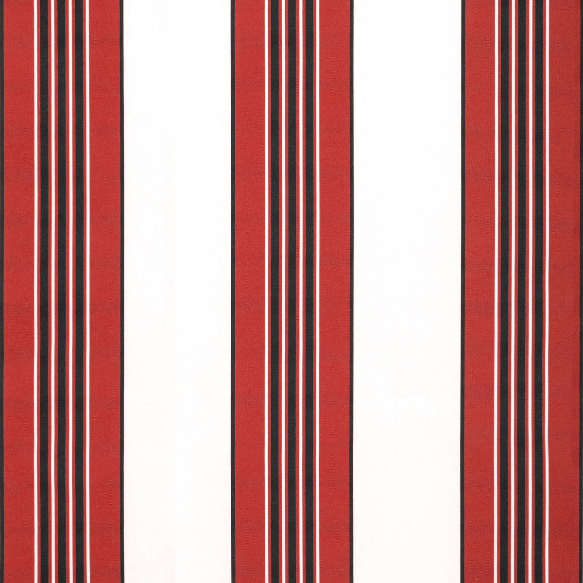 Rayure Marcellin fabric in Rouge color - pattern number 8025113.19.0 - by Brunschwig & Fils in the Madeleine Castaing III collection