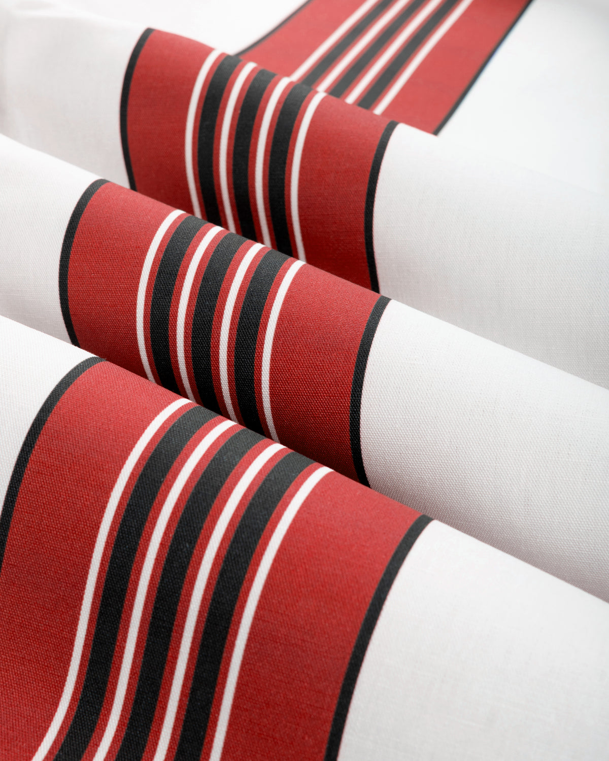 Rayure Marcellin fabric in Rouge color - pattern number 8025113.19.0 - by Brunschwig & Fils in the Madeleine Castaing III collection