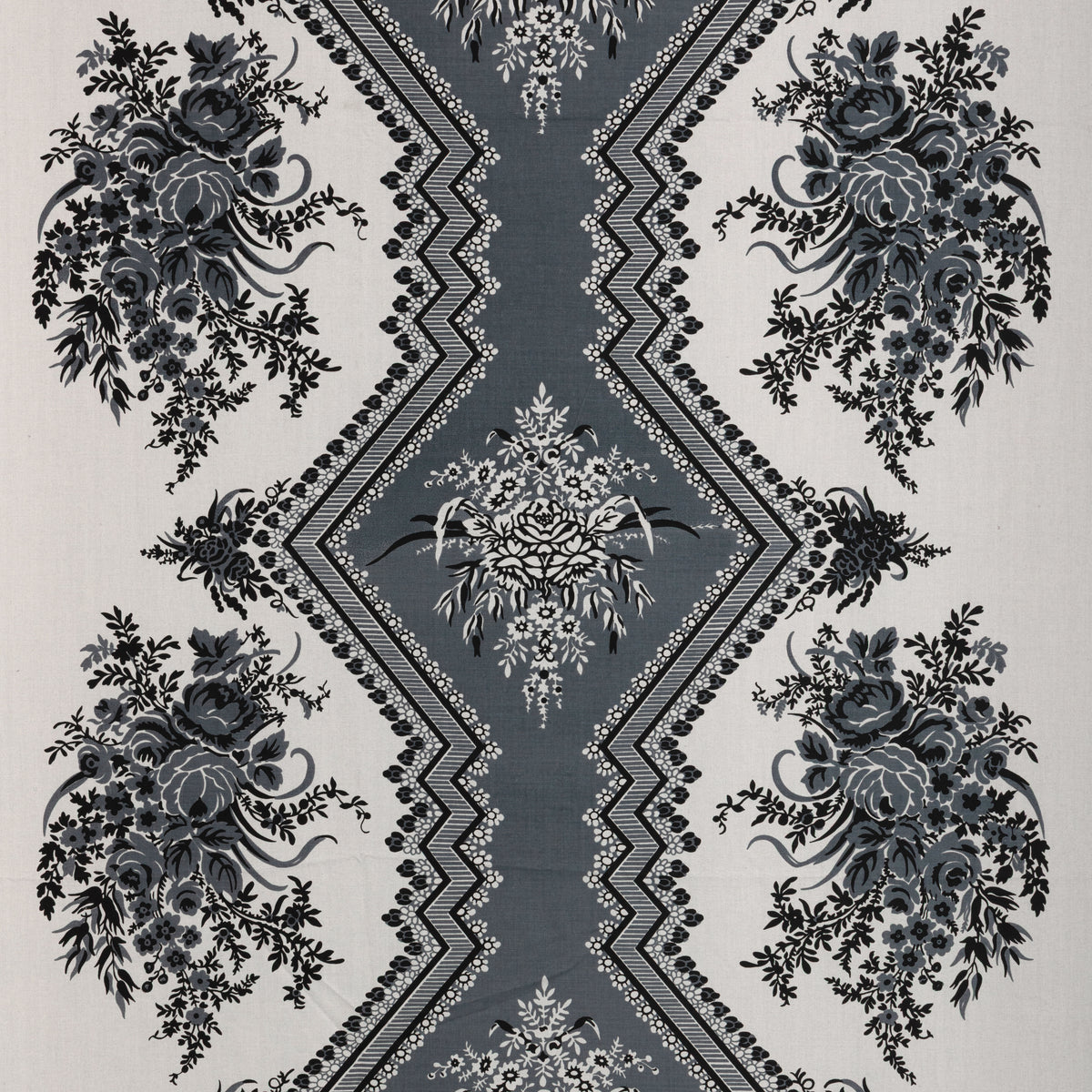 Coppelia Percale fabric in Grey color - pattern number 8025116.11.0 - by Brunschwig & Fils in the Madeleine Castaing III collection