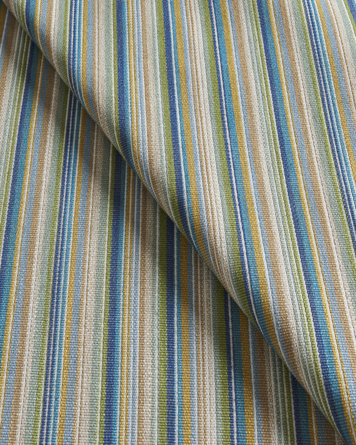 Cantal Stripe fabric in Marine color - pattern number 8026101.353.0 - by Brunschwig & Fils in the Cantal Weaves collection