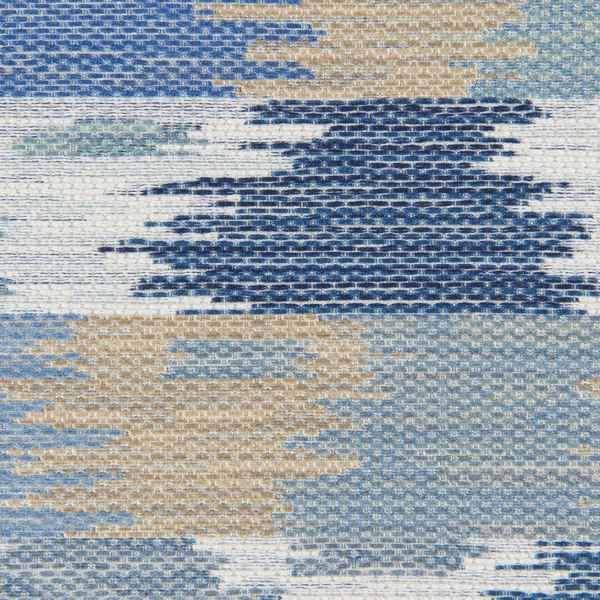 Chirouze Weave fabric in Blue color - pattern number 8026104.516.0 - by Brunschwig & Fils in the Cantal Weaves collection