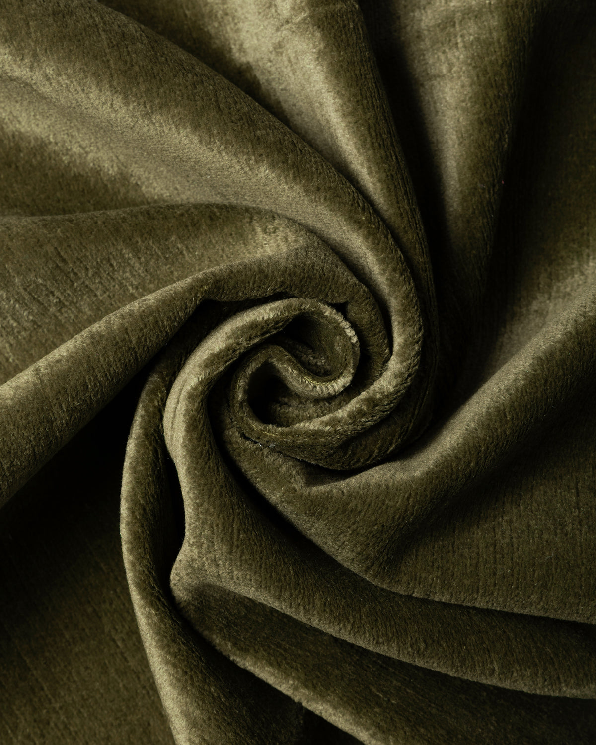 Cluny Velvet Linen fabric in Olive color - pattern number 8026138.303.0 - by Brunschwig & Fils in the Cluny Linen Velvet collection