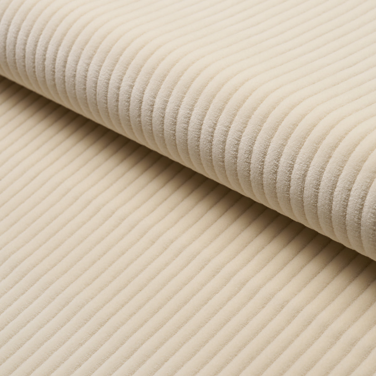 Wyatt Corduroy fabric in buff color - pattern number 80455 - by Schumacher in the Perfect Basics: Velvet collection