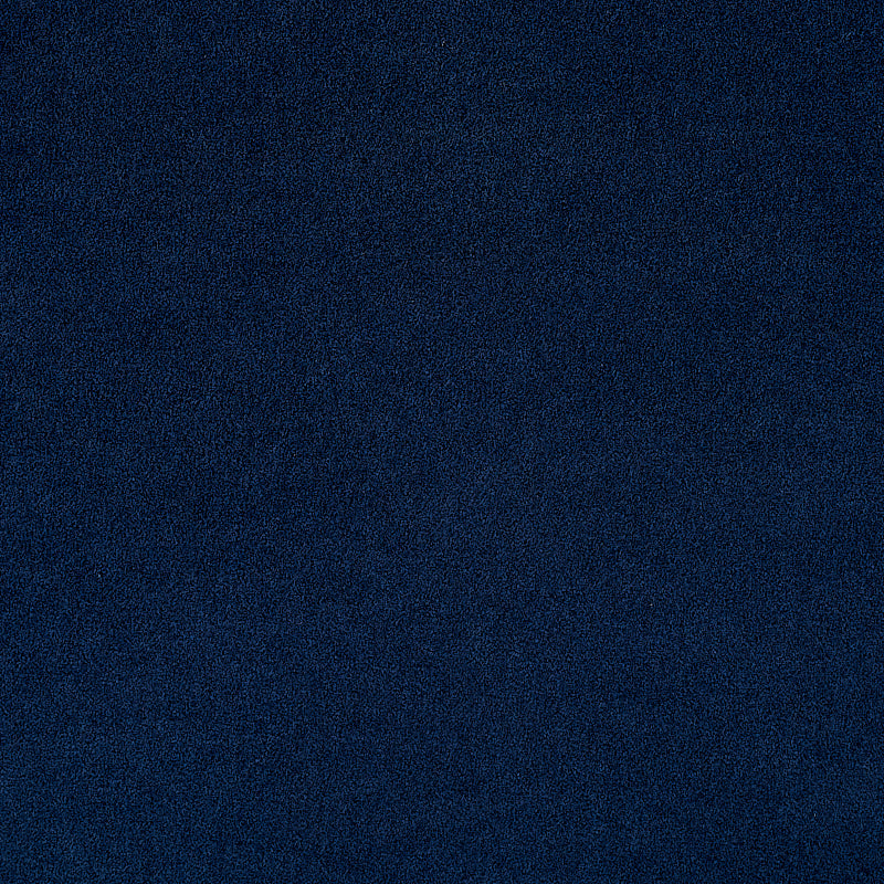 Hermine Virgin Wool fabric in navy color - pattern number 80474 - by Schumacher in the Patterson Flynn collection