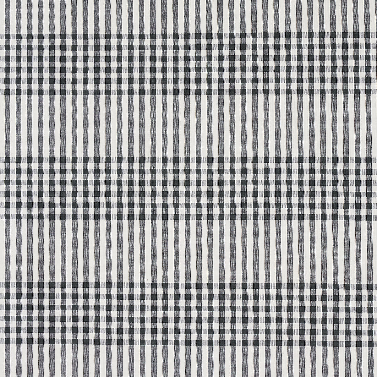 Bergen Plaid fabric in slate color - pattern number 80800 - by Schumacher in the Smith Street collection