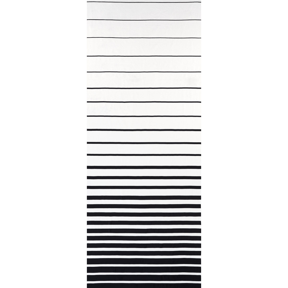 Ribbon Applique Panel fabric in black on ivory color - pattern number 81142 - by Schumacher in the Miles Redd collection