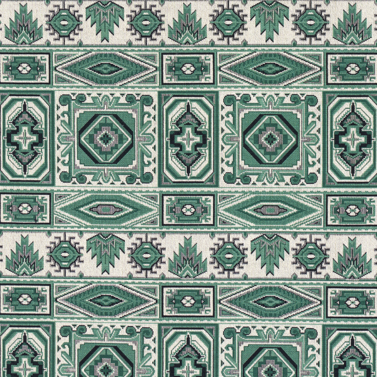 Crowley Epingle fabric in green color - pattern number 81331 - by Schumacher in the Cut & Patterned Velvets collection