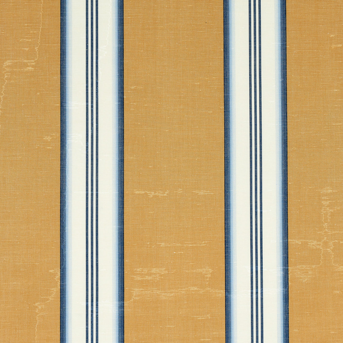 Randolph Stripe Moire fabric in goldsmith color - pattern number 81420 - by Schumacher in the Williamsburg collection