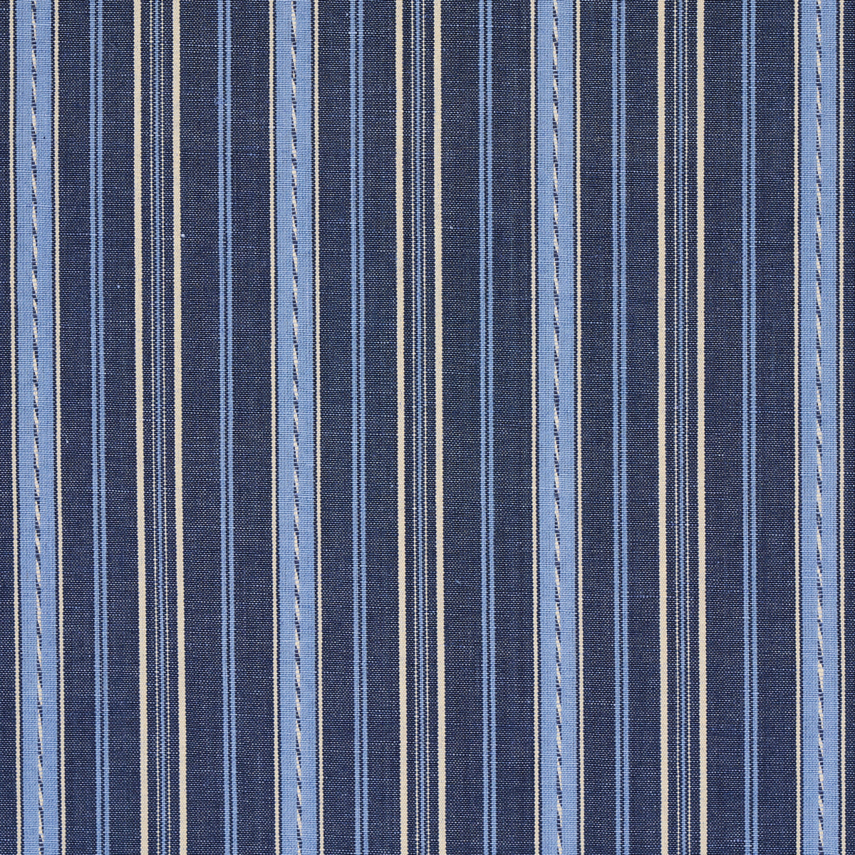 Lightfoot Stripe fabric in delft color - pattern number 81440 - by Schumacher in the Williamsburg collection