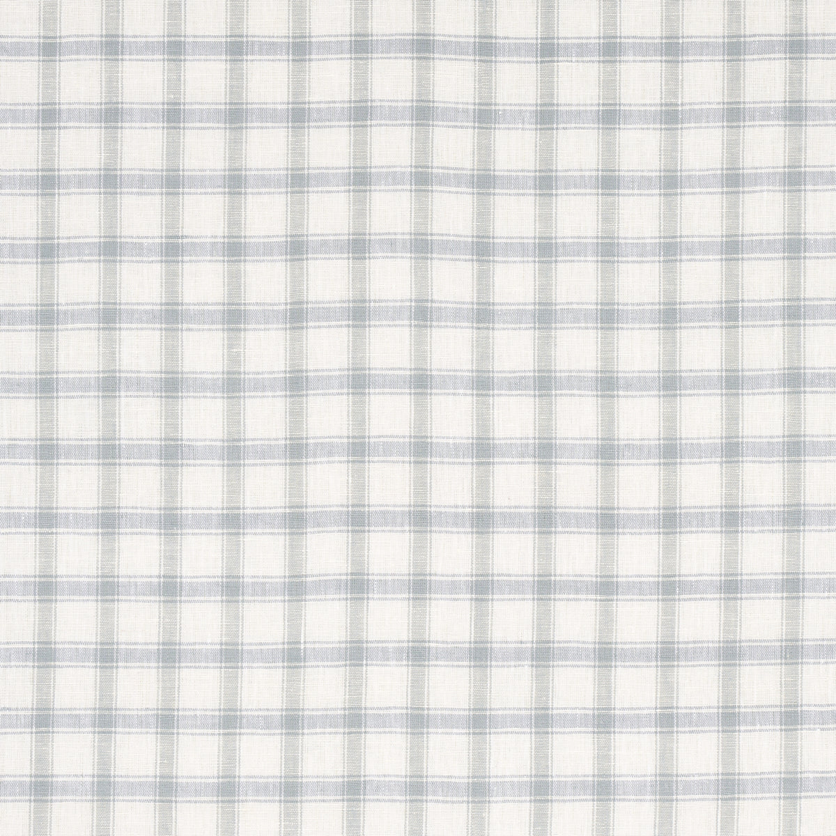 Crawford Linen Check fabric in jasper blue color - pattern number 81450 - by Schumacher in the Williamsburg collection