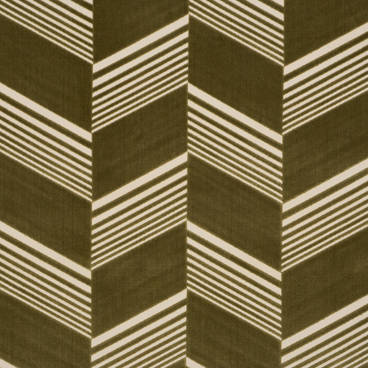Jessie Cut Velvet fabric in olive color - pattern number 81574 - by Schumacher in the Cut & Patterned Velvets collection