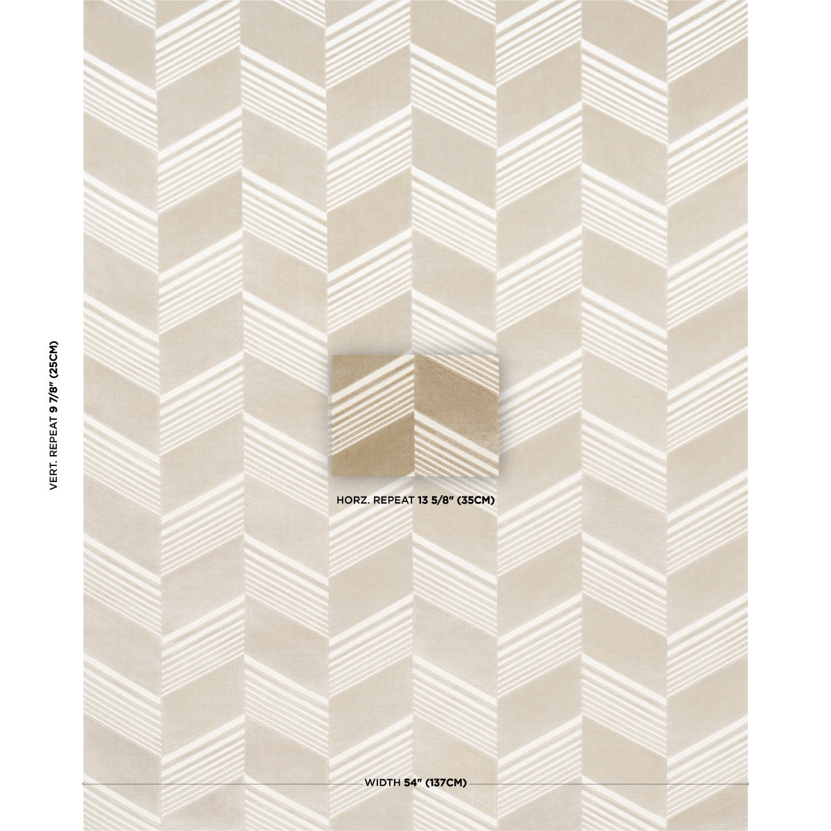 Jessie Cut Velvet fabric in sand color - pattern number 81576 - by Schumacher in the Cut & Patterned Velvets collection
