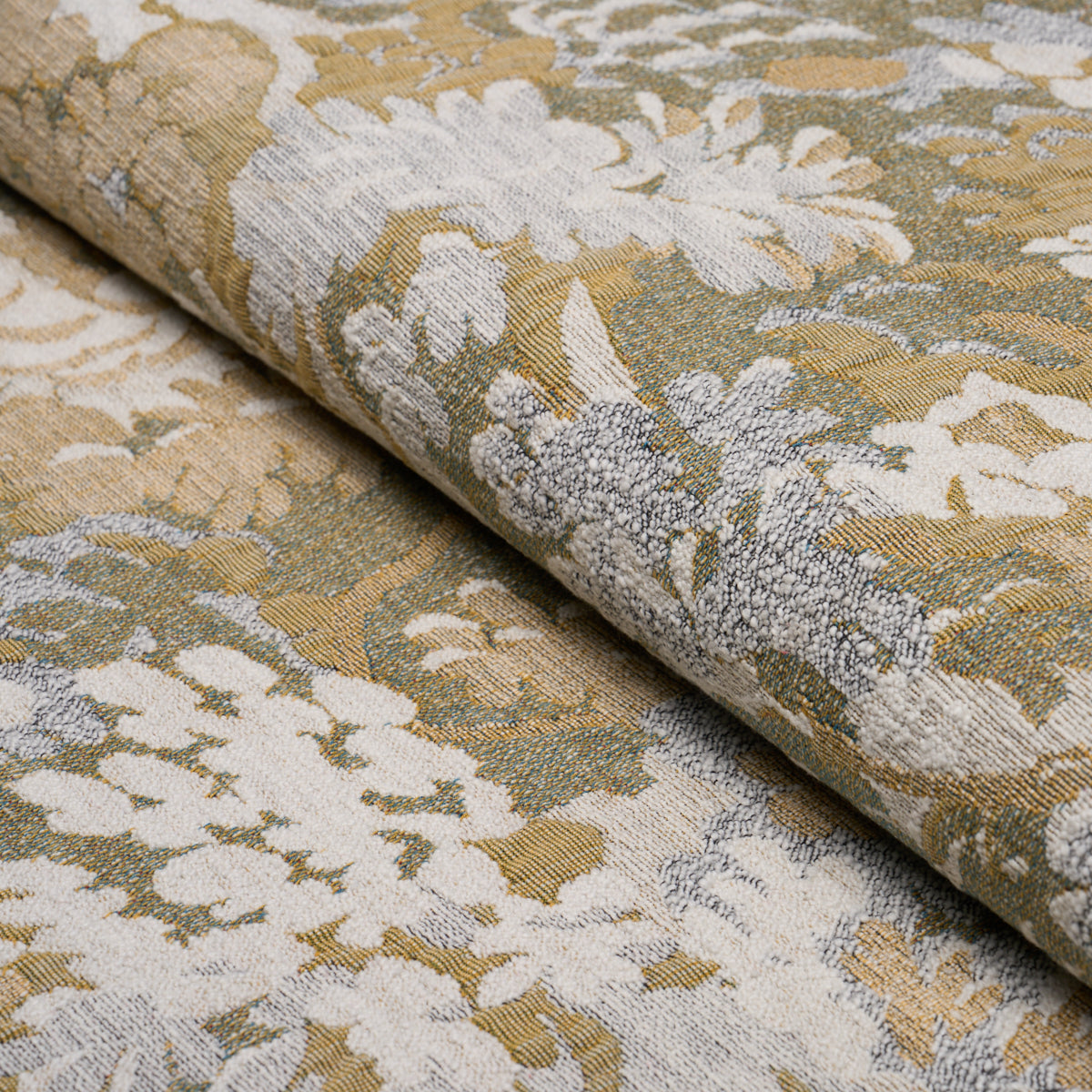 Verdure Tapestry fabric in Mistral Sand color - pattern number 81853 - by Schumacher in the Perennial Favorites collection
