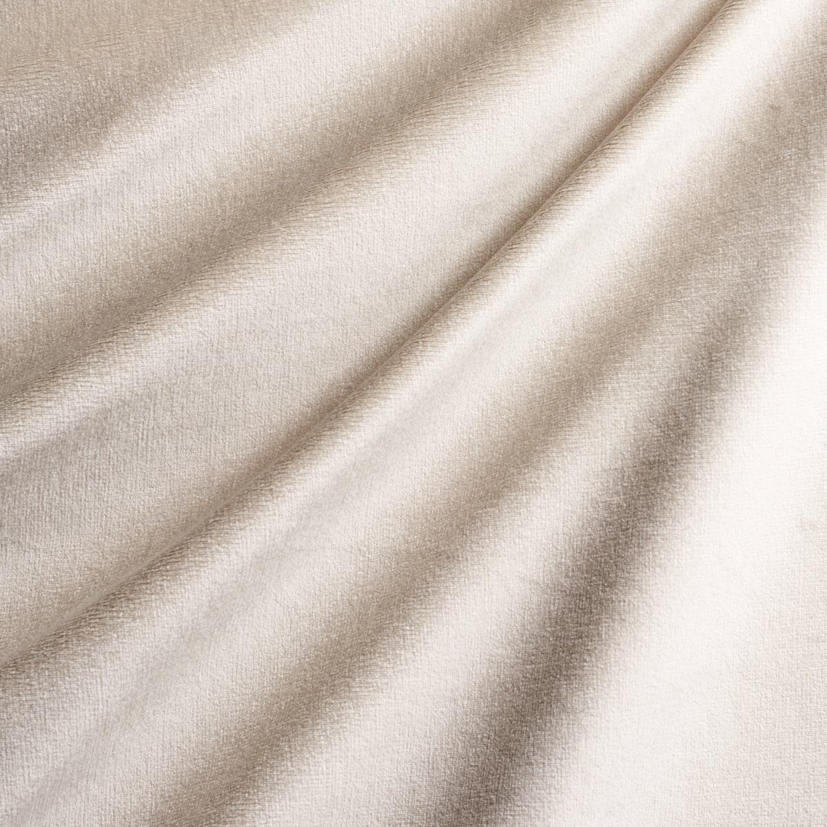 Sumptuous Silk Wool Velvet fabric in ivory color - pattern number 81893 - by Schumacher in the Patterson Flynn collection