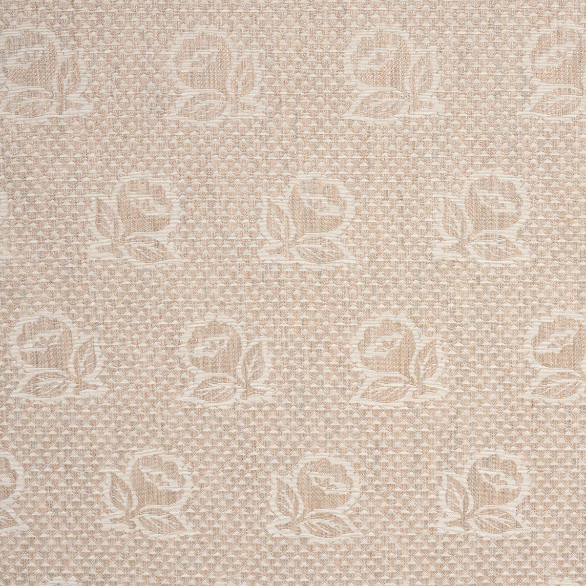 Fleurette fabric in natural color - pattern number 82191 - by Schumacher in the New Traditional: Provencal collection