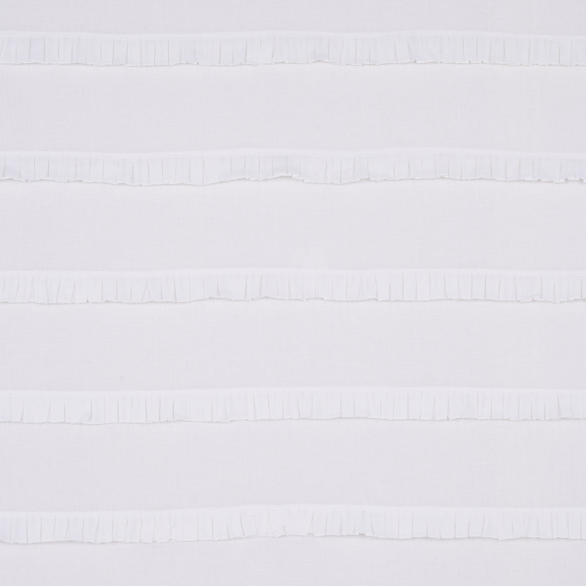 Dorothy Pleated Linen fabric in ivory color - pattern number 82651 - by Schumacher in the New Old-Fashioned collection