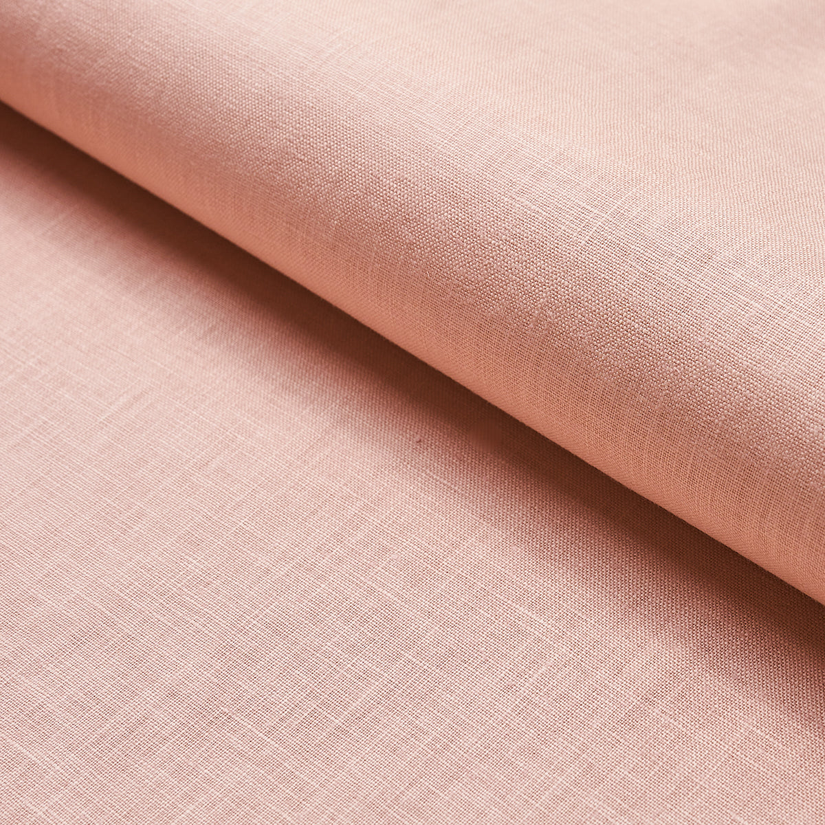 Lange Glazed Linen fabric in blush color - pattern number 82682 - by Schumacher in the Perfect Basics: Linen collection