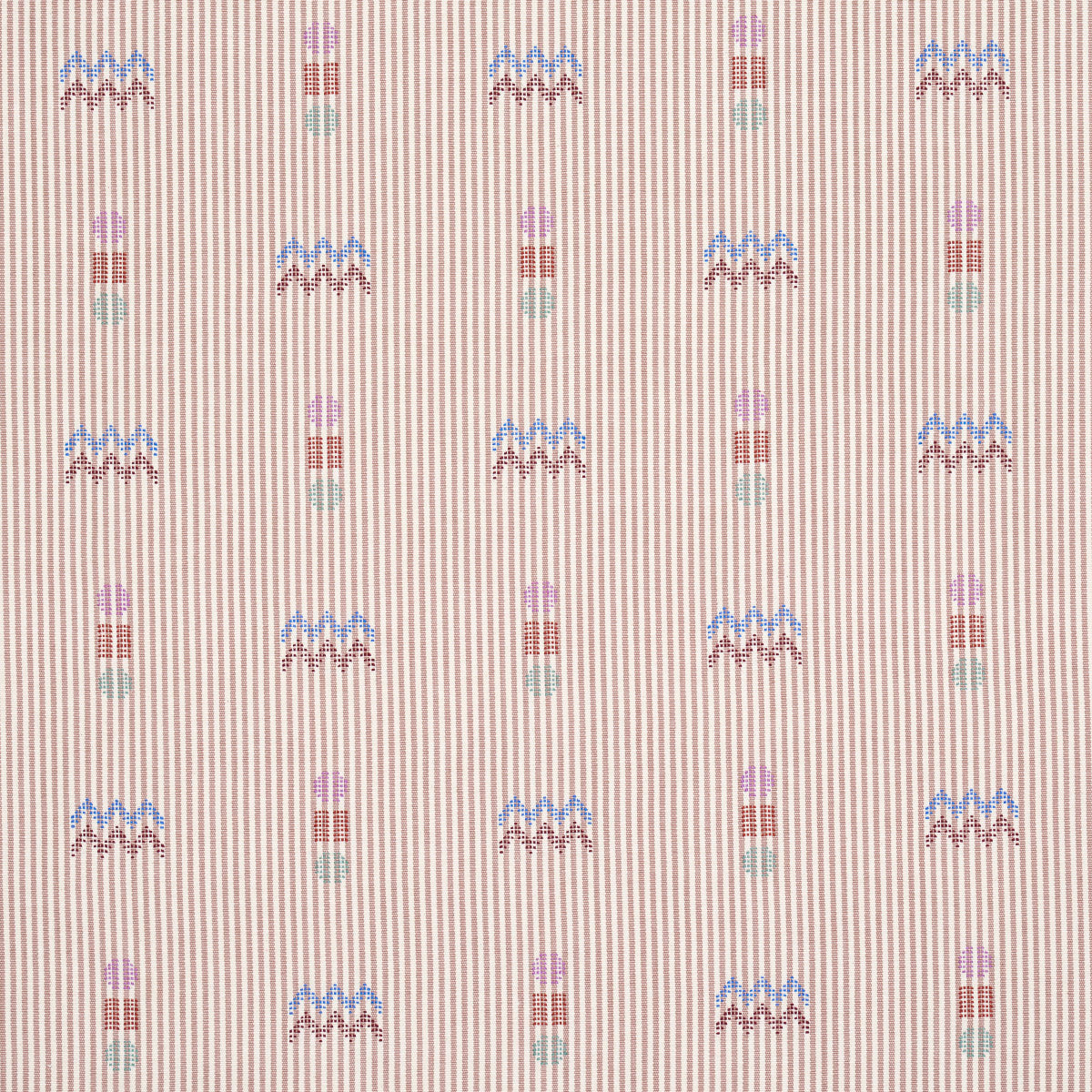 Ribbon fabric in fiesta color - pattern number 82850 - by Schumacher in the A Rum Fellow collection