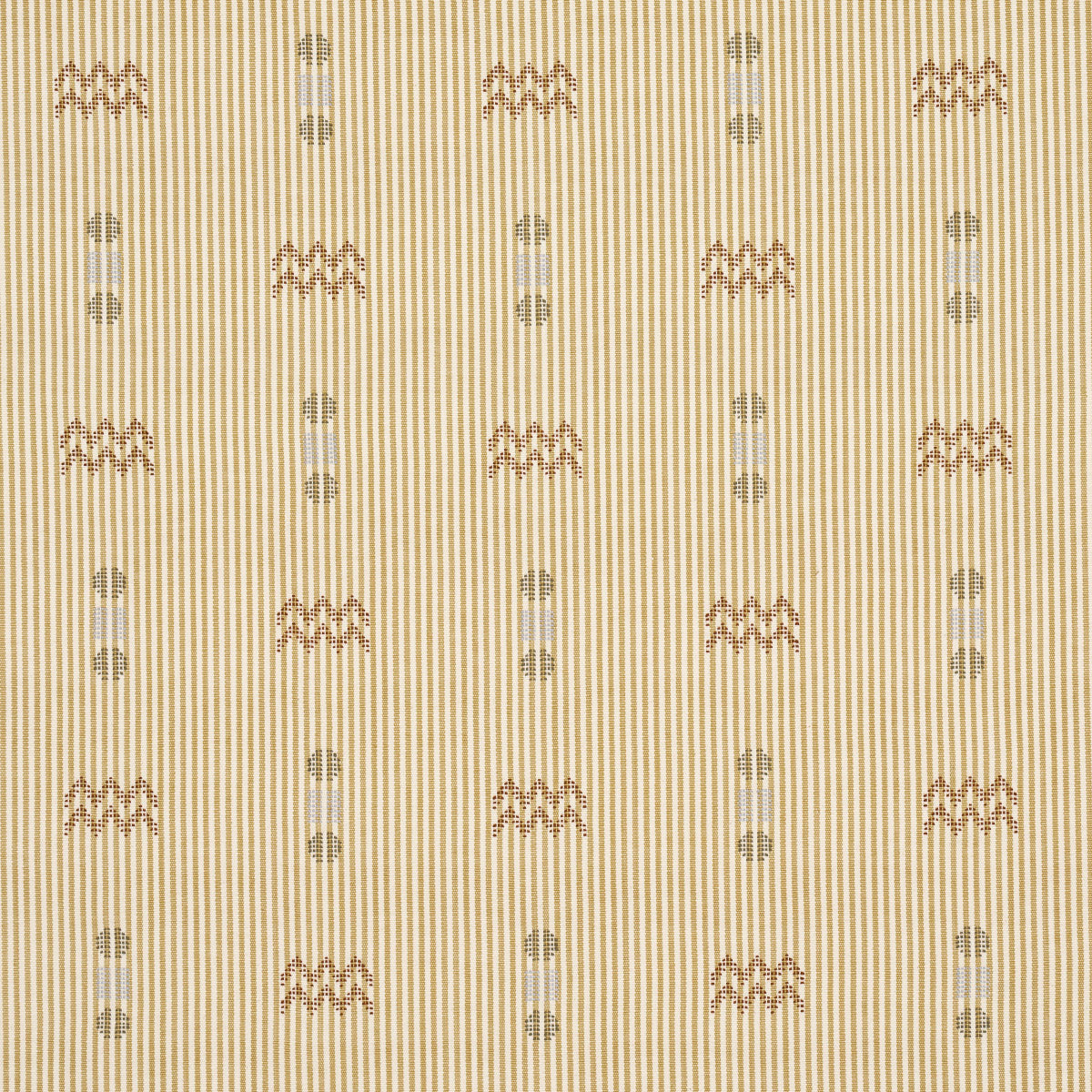 Ribbon fabric in wheat color - pattern number 82851 - by Schumacher in the A Rum Fellow collection