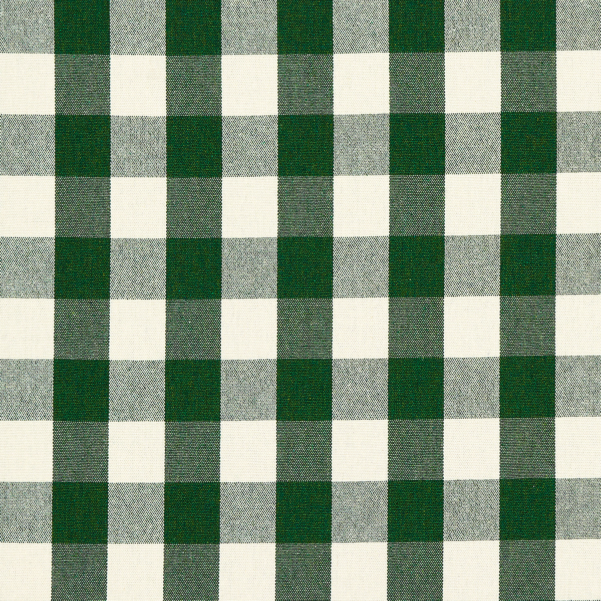 Dutton Buffalo Check fabric in emerald color - pattern number 82941 - by Schumacher in the A Country Life collection