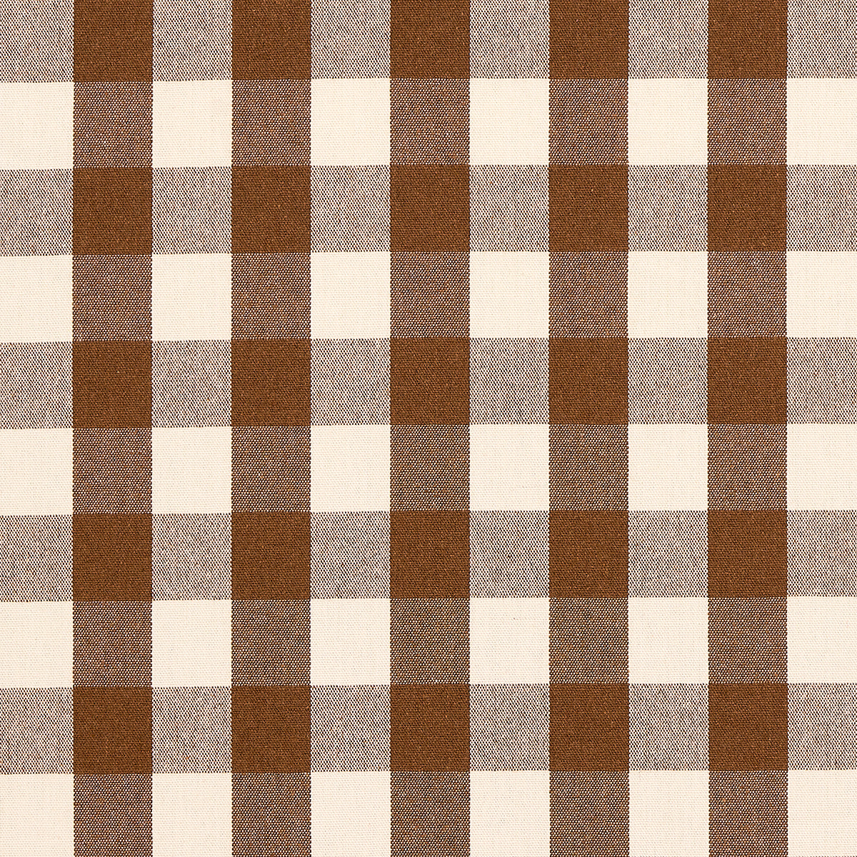 Dutton Buffalo Check fabric in coffee color - pattern number 82942 - by Schumacher in the A Country Life collection