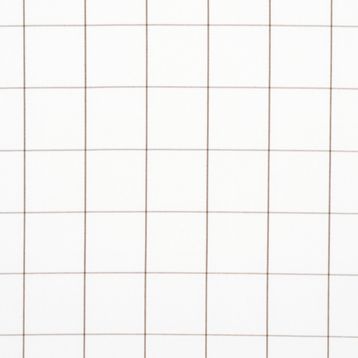 Woodman Check fabric in berber brown color - pattern number 83030 - by Schumacher in the Veere Grenney collection